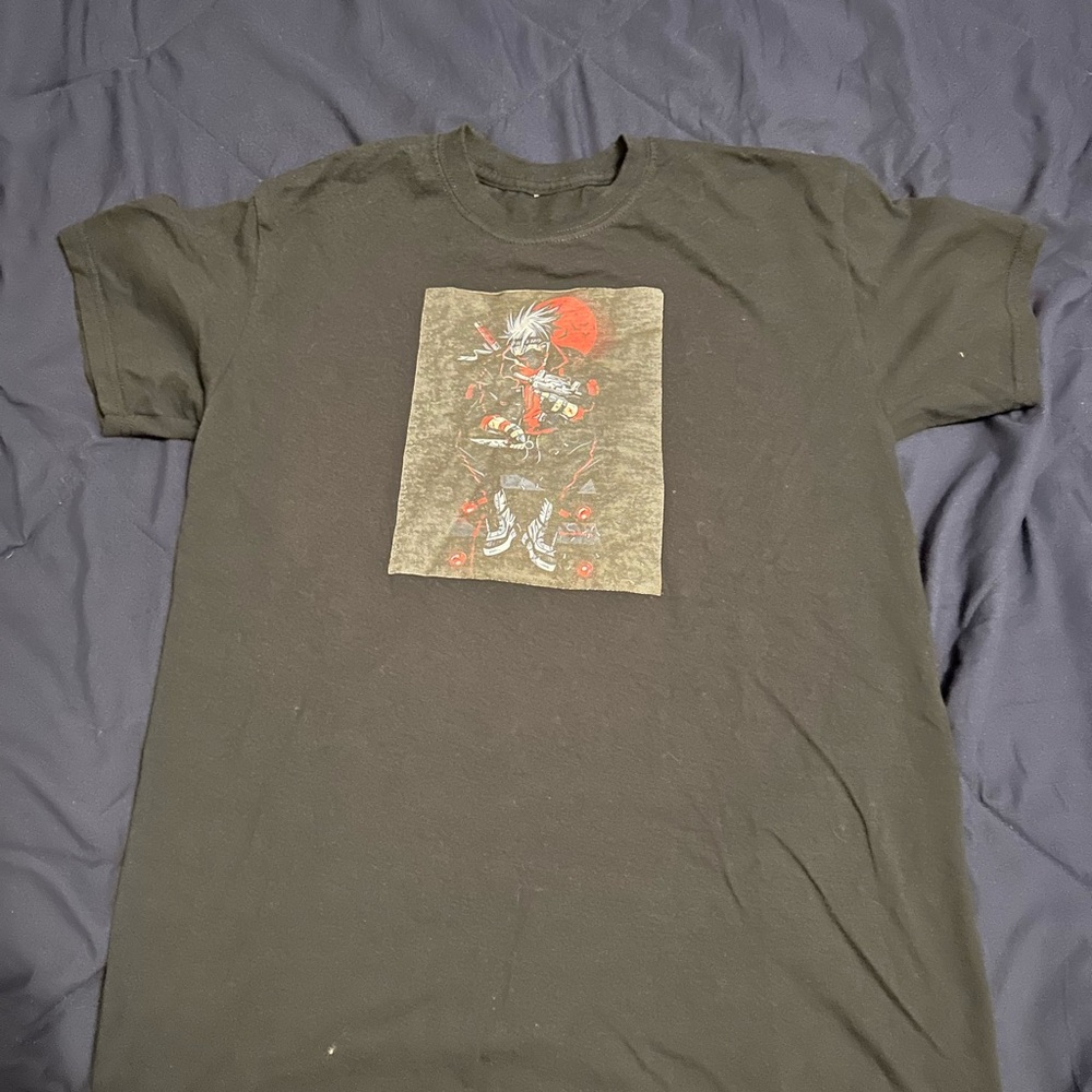 Black Kakashi Graphic T-Shirt